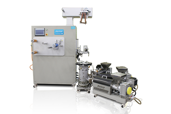 Small Precision Three-Layer Co-Extrusion Blown Film Experimental Line